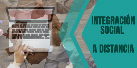 INTEGRACION SOCIAL A DISTANCIA TAMAÑO SLIDER COLOR WEB PLATAFORMA ONLINE